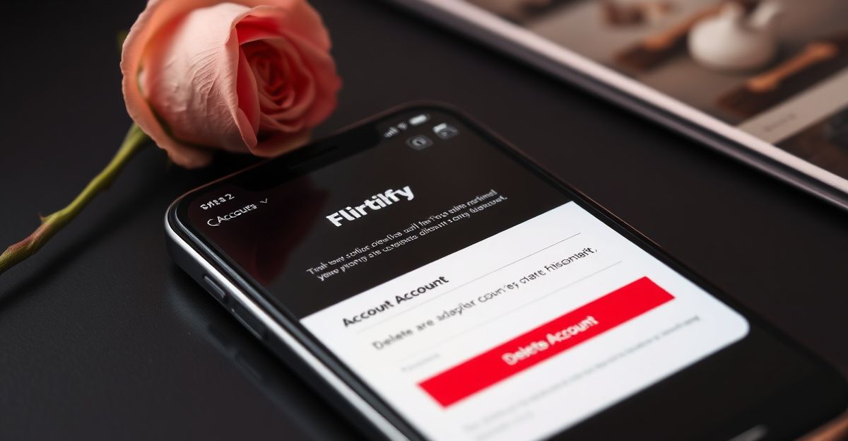 Steg för att avsluta ditt Flirtify-konto